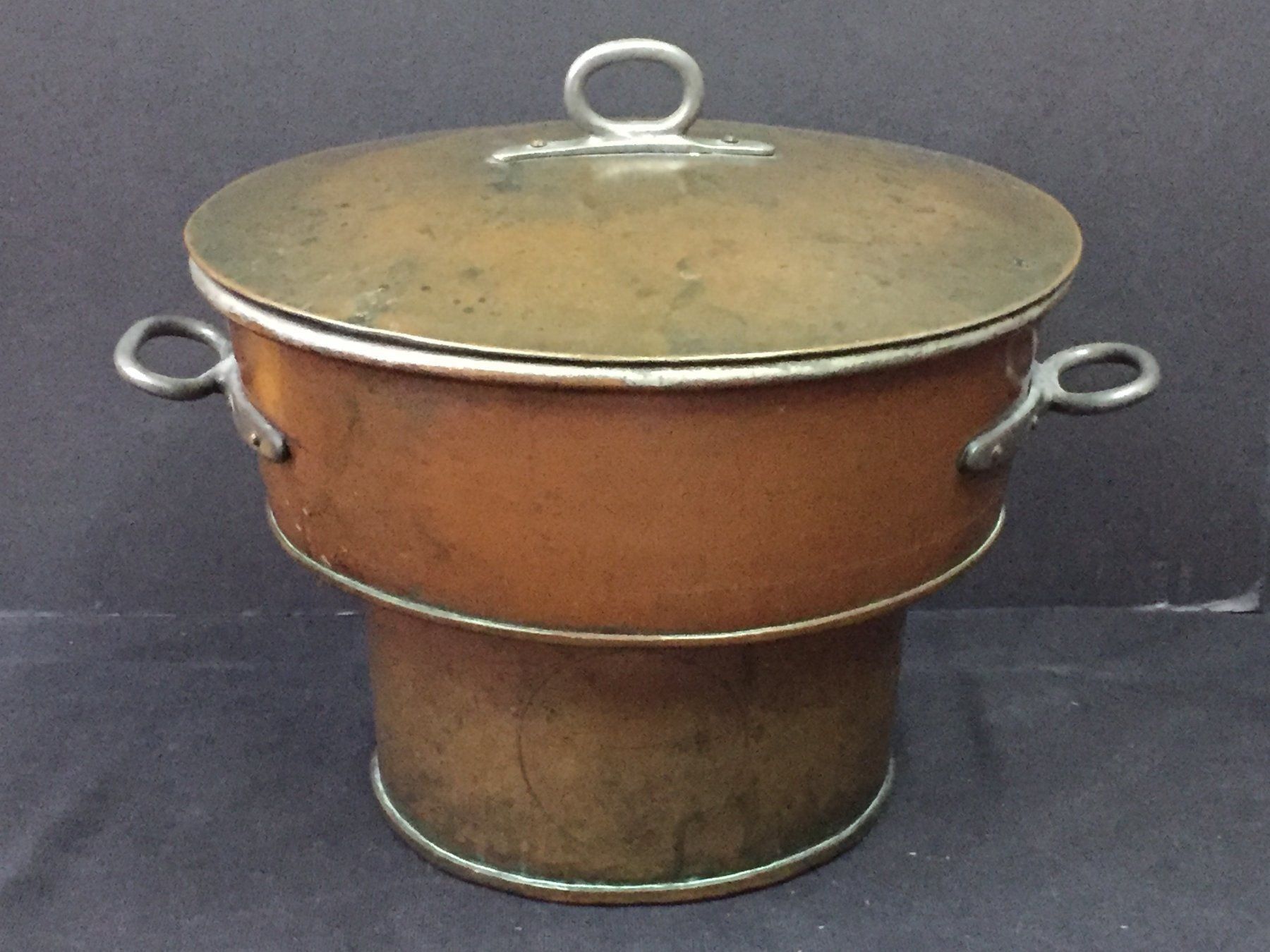 Pentole: Antiker Kessel / Topf aus Kupfer – Usato da Schaffhausen venduto da vintageville 2
