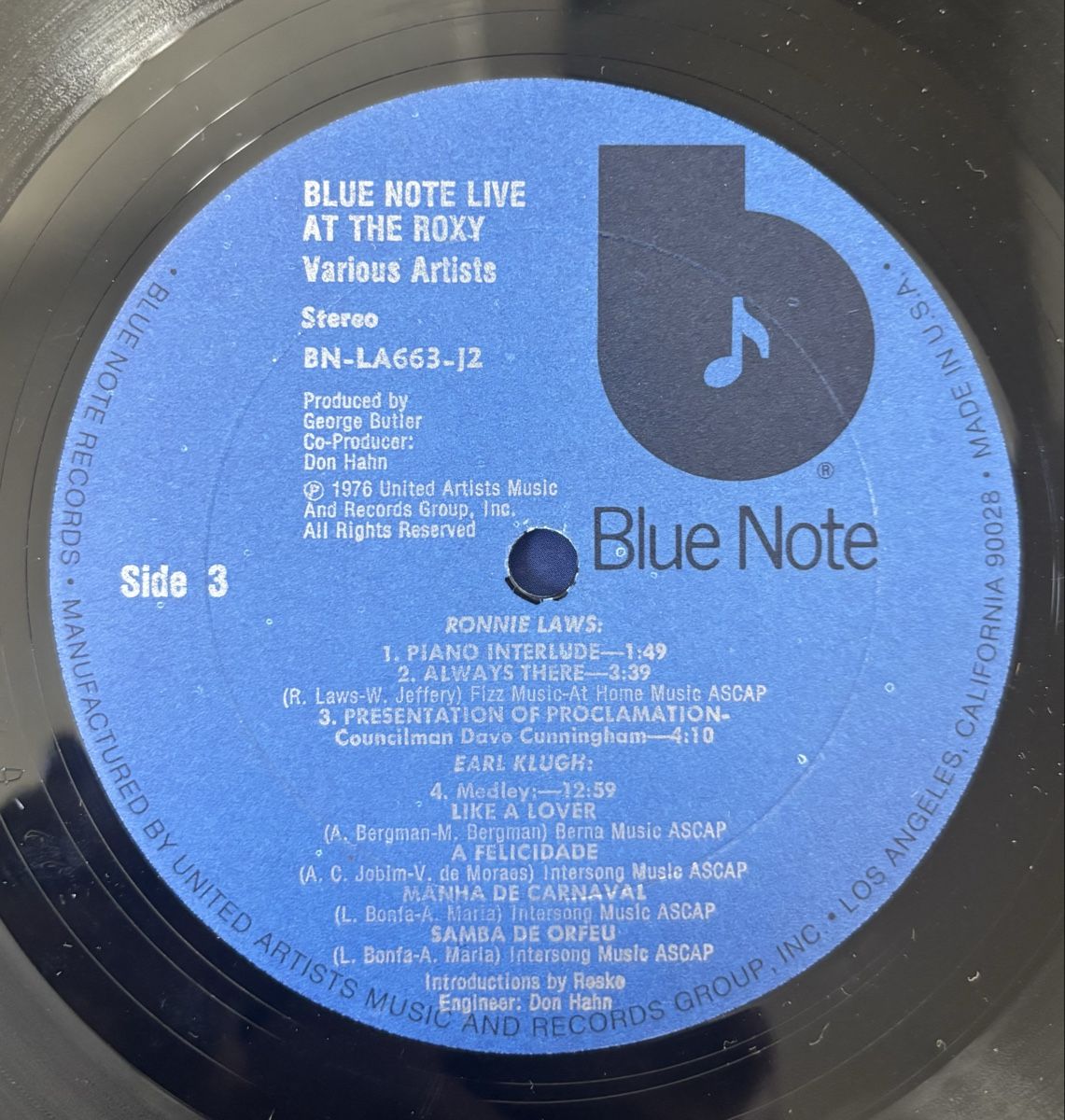 Dischi in vinile: Blue Note Live At The Roxy 2 x Vinyl VG+/VG+ – Usato da Neuchâtel venduto da Deivid2 5
