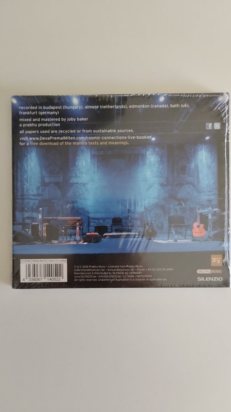 CD: DEVA PREMAL & MITEN AND MANOSE CD - COSMIC CONNECTIONS LIVE – Nuovo e nell'imballaggio originale da Basel venduto da Bal-Sagoth 1