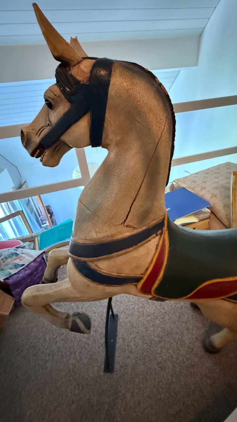 Skulpturen & Statuen: Cheval de manège – Gebraucht aus La rippe von 51ricard 3