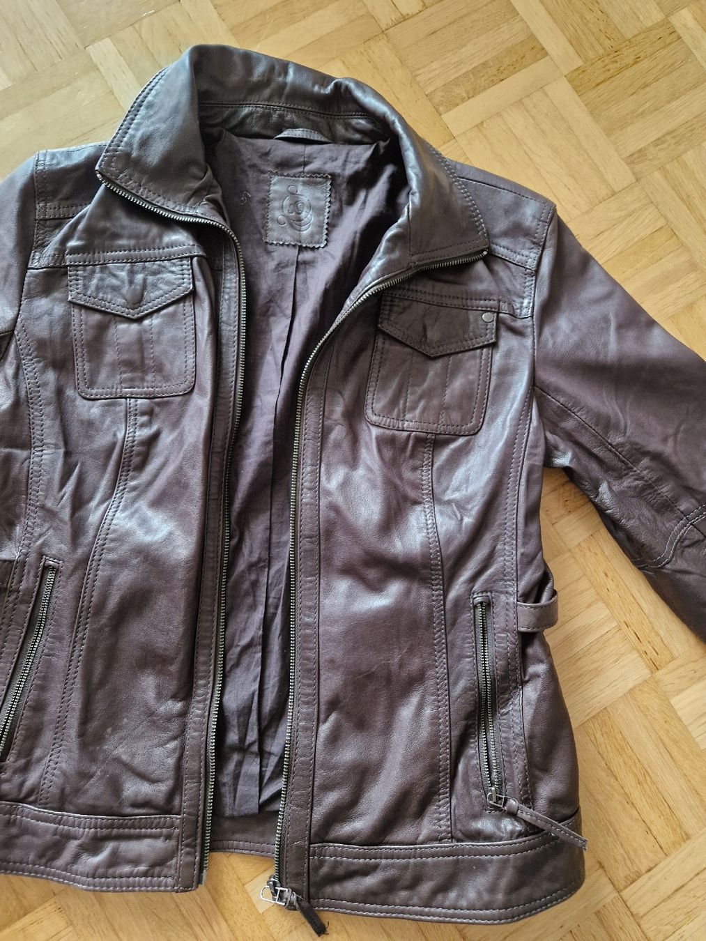 S.Oliver Giacche: Braune Echt Lederjacke S. Oliver Gr. 42 – Usato da Reinach BL venduto da Tinkerbelly27 6