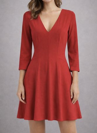 Robe Armani Exchange orange – élégante – taille 4 (US)