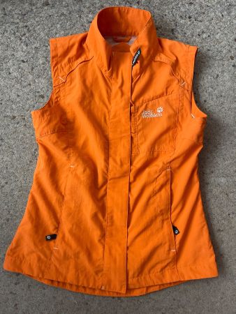 Jack Wolfskin Damen Weste Grösse XS orange Top Zustand