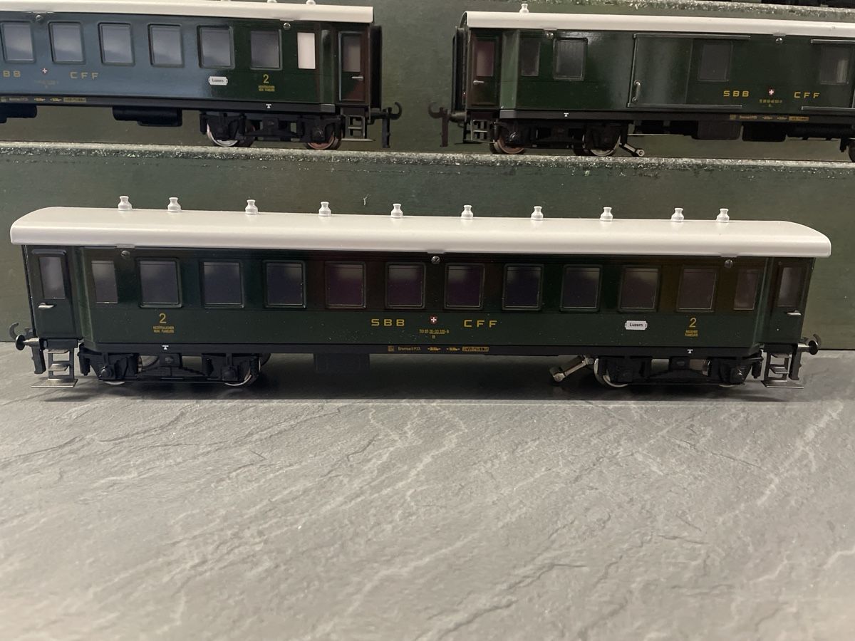 Modellini di ferrovie: Spur 0 ETS SBB 7 Personenwagen – Nuovo (secondo la descrizione) da Pratteln venduto da efeu12 7