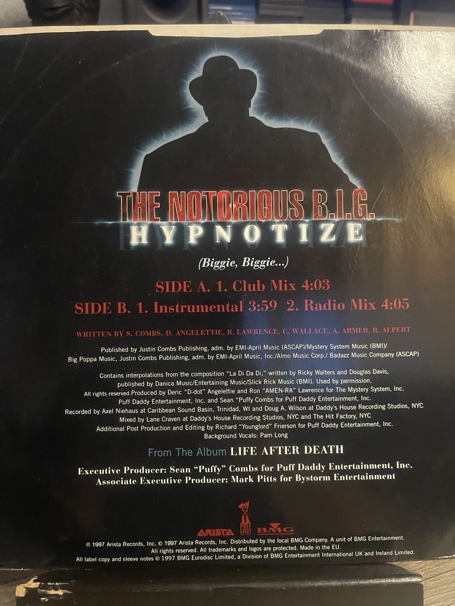 Dischi in vinile: The Notorious BIG / Hypnotize  – Usato da Dagmersellen venduto da stonefinger 1