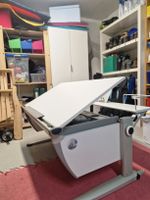 Moll höhenverstellbarer Schreibtisch + Slim Deck