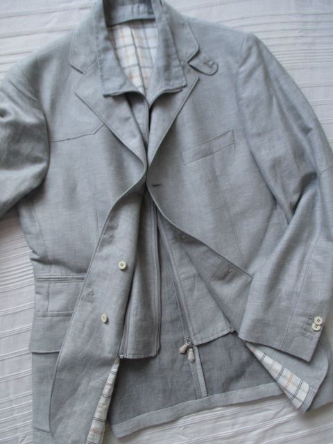 Corneliani Giacche: CORNELIANI - Jacke Blazer Leinen mit Baumwolle Gr. 50 – Nuovo (secondo la descrizione) da Wetzikon ZH venduto da icewear 1