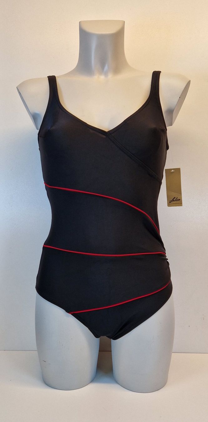 Lahco Costumi da bagno & Bikini: Badehose Damen 36B Lahco Basic Black Red / Rabatt 50% - 70%! – Nuovo e nell'imballaggio originale da Braunau venduto da Brand-Store 1