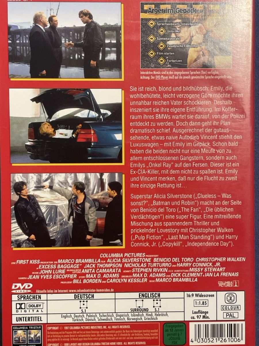 Tutti i DVDs: Ärger im Gepäck (1997) – Usato da Waldenburg venduto da Mimily33 1