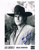 Brad Johnson 1959-2022 Autogramm signiert Foto 20x25cm