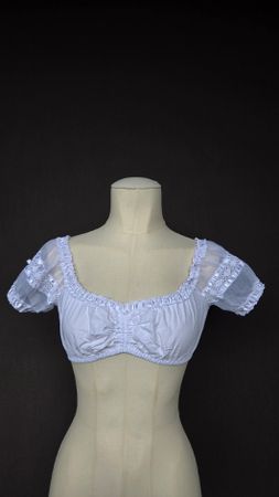 Dirndlbluse von Krüger in 32 mit Spitzendetail