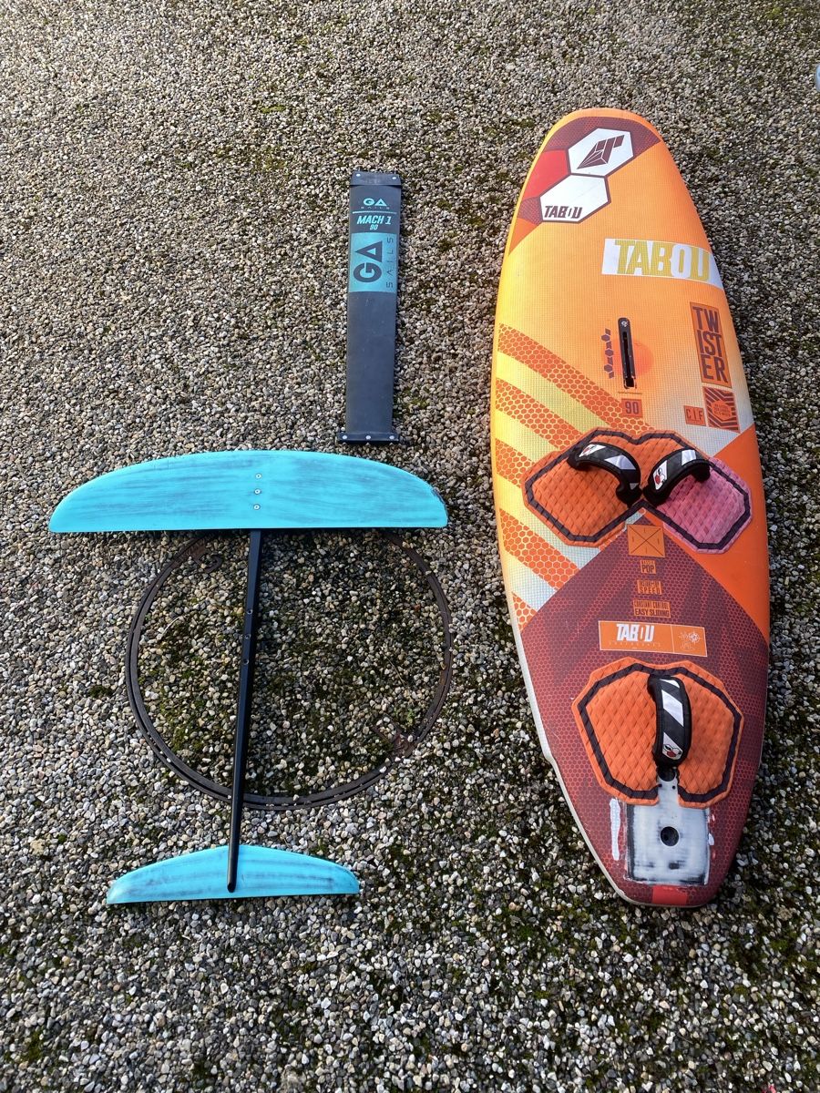 Tavole da surf e di nuoto: Windsurf Freestyle und Foil Set – Usato da Biel/Bienne venduto da jibijackson