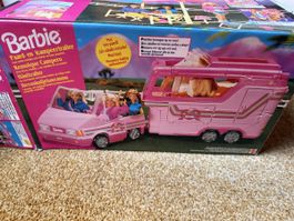 Barbie Set Camper mit Auto 