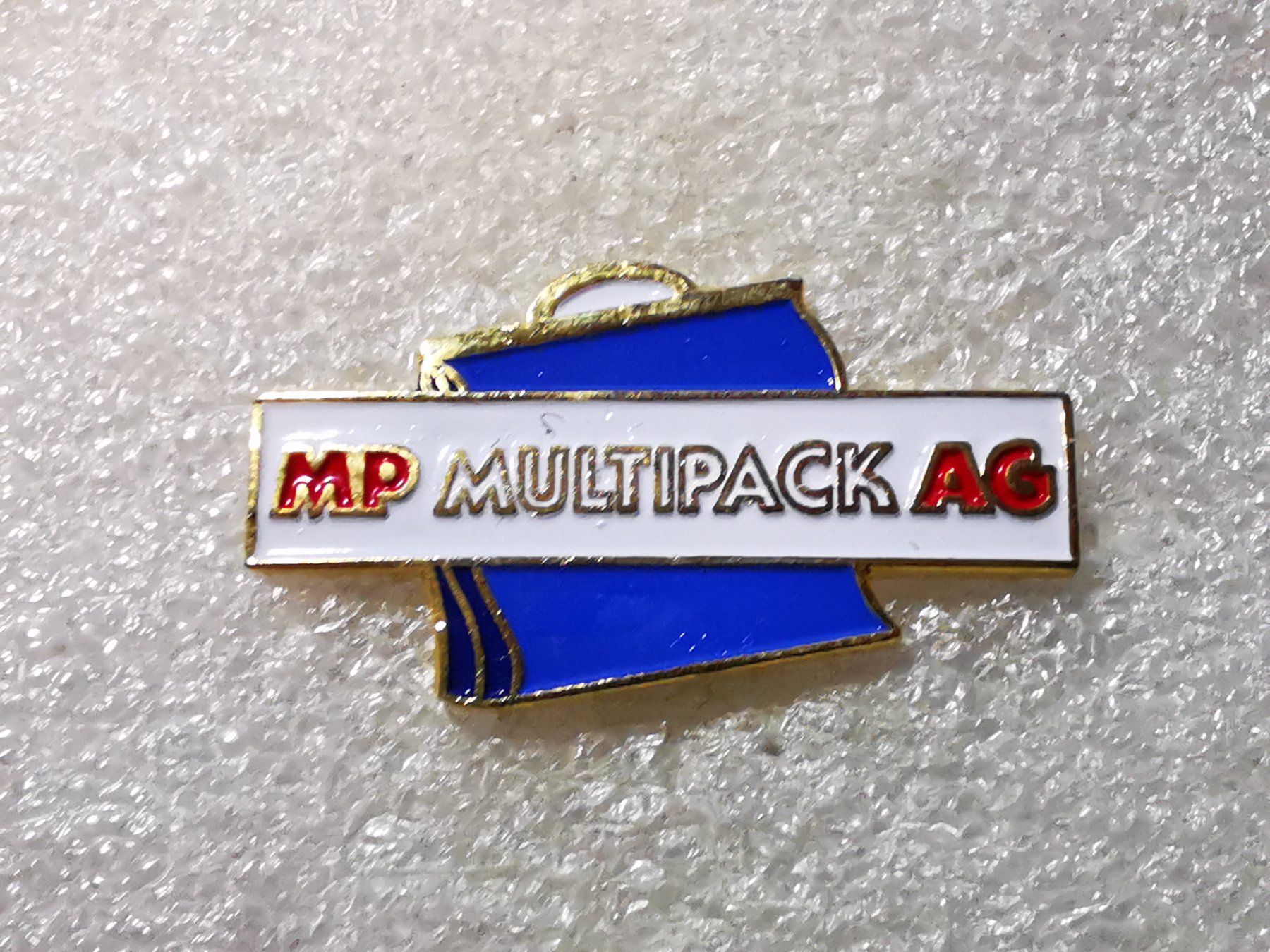 Placchette & Badge: Ansteckpin 52: MP Mulitpack AG – Usato da Oppligen venduto da Pin-Fall-Shop