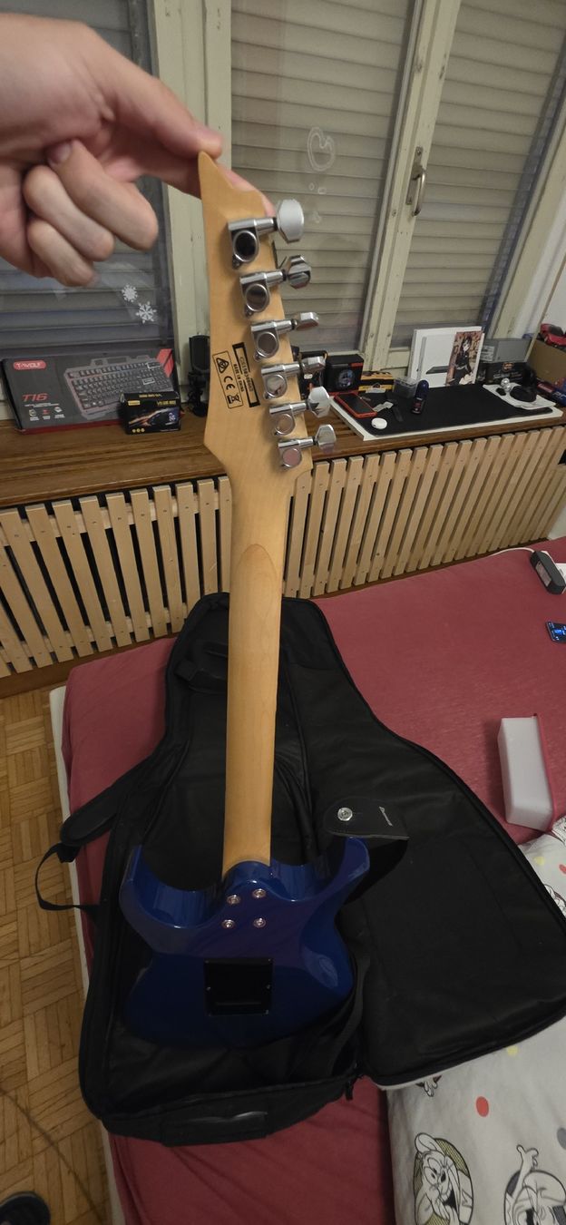 Musikinstrumente: E-Gitarre Ibanez SIO mit Tasche und Lernsoftware, blau – Gebraucht aus Hittnau von Annubis 2