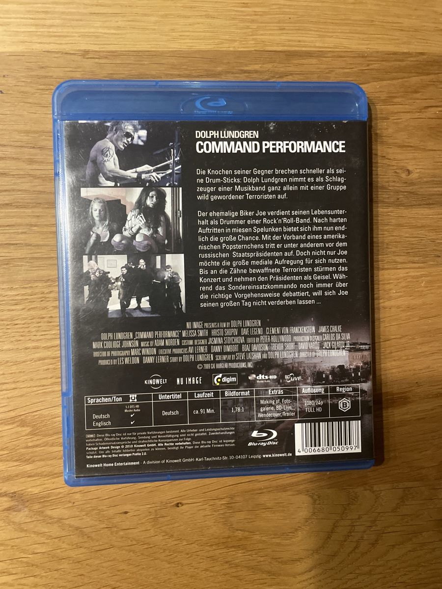 Tutti i DVDs: Command Perfomance (2009) BluRay – Usato da Hagendorn venduto da masterchieff 1