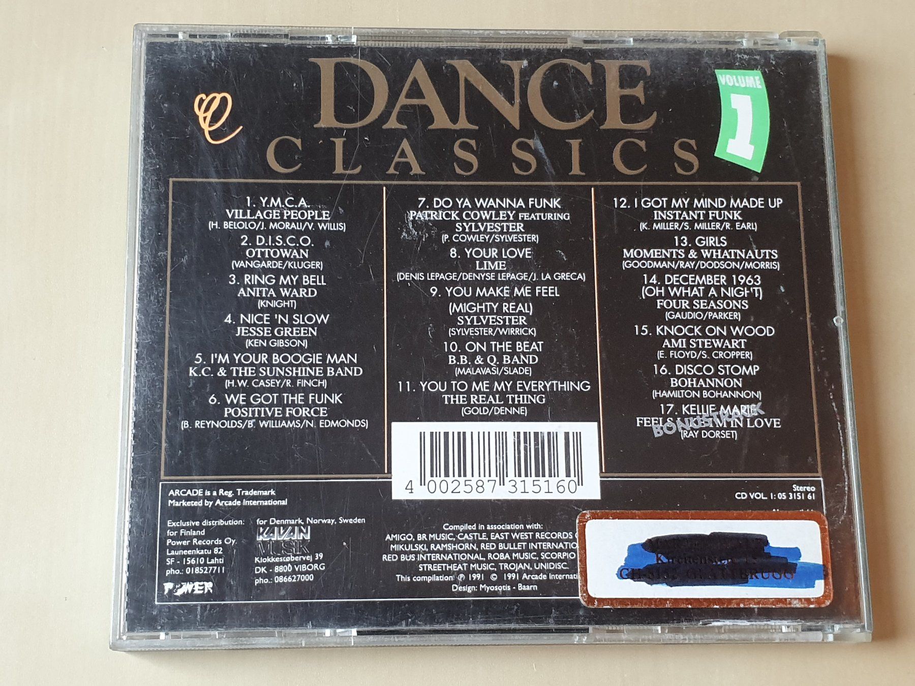 CDs: Dance Classics Vol. 1 – D'occasion à Stansstad par collectorsshop 1