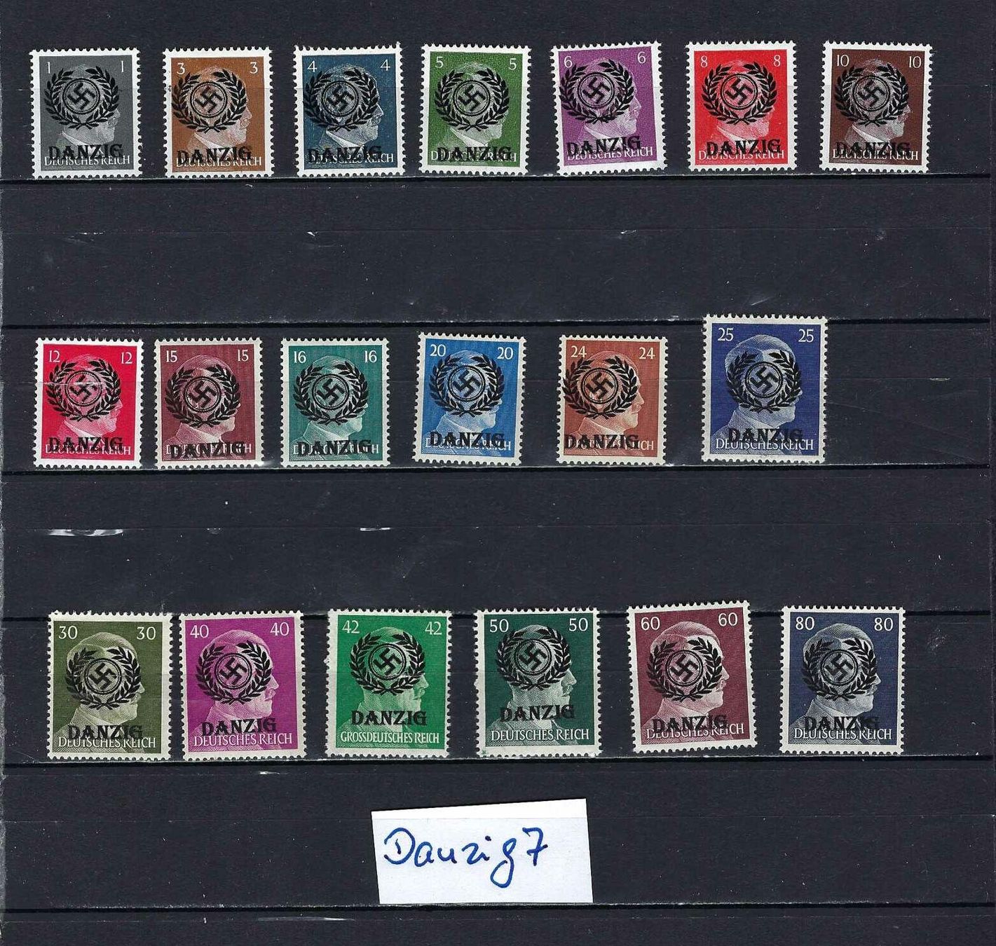 Alle Briefmarken: WKII Besetzung Danzig ** – Neu und originalverpackt aus Altstätten SG von Nandodax