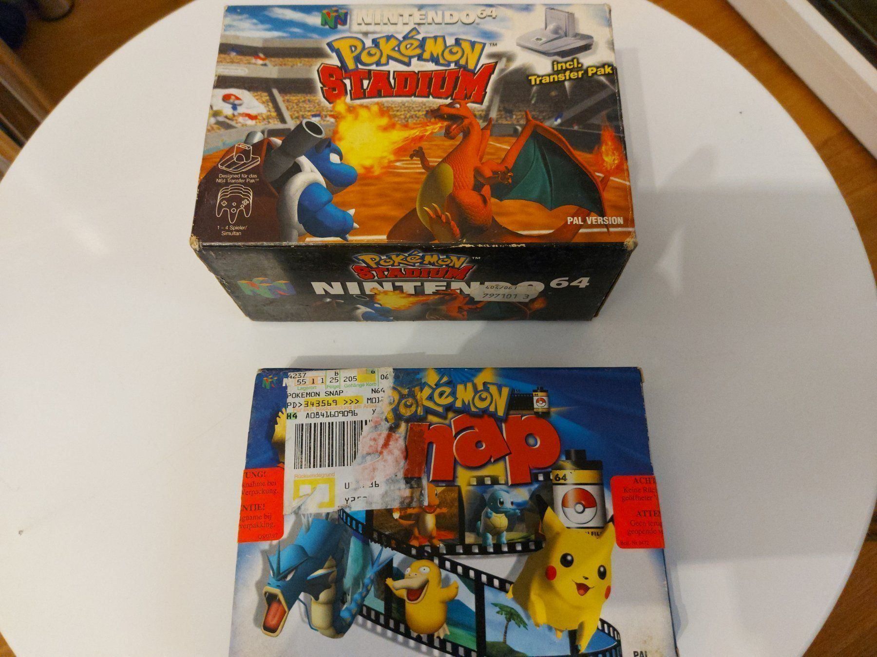 Pokémon Giochi: Nur OVP Pokemon Snap + Stadium Nintendo – Usato da Aarau venduto da Kaesekuchen2000