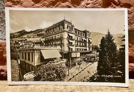 GLION - Hôtel Righi vaudois - Reklame - Werbe AK