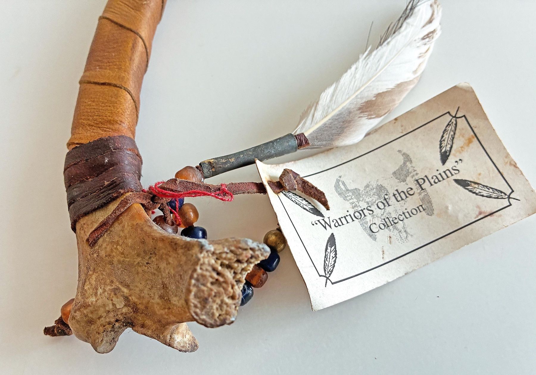 Musikinstrumente: Bisonrippen Rassel Cheyenne-Indianer – Gebraucht aus Bäretswil von robsonantik 3