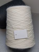 Top Angora 50% Merino 25% von Zegna Baruffa, 380g bianco