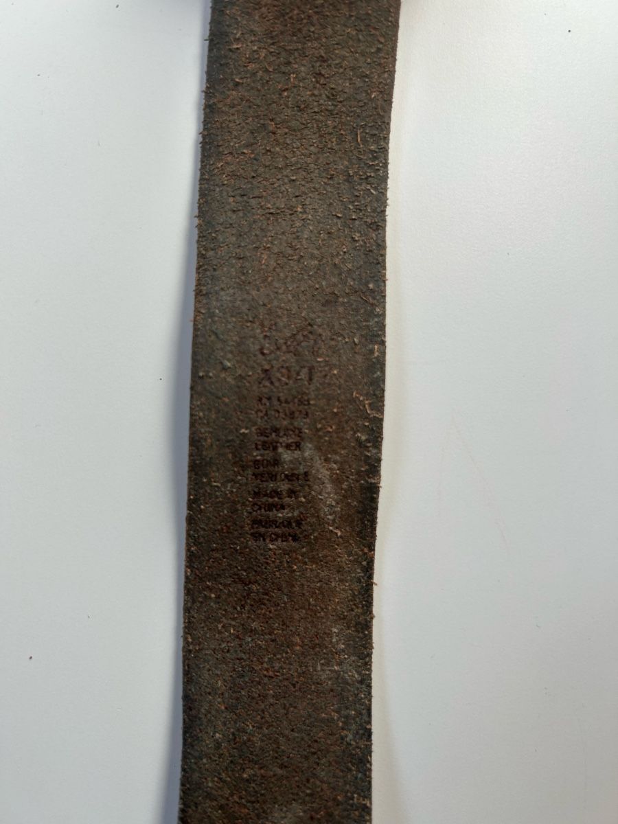 Cinture: Leather belt brown embossed floral pattern acceptable – Usato da Saland venduto da ele_vc96 6
