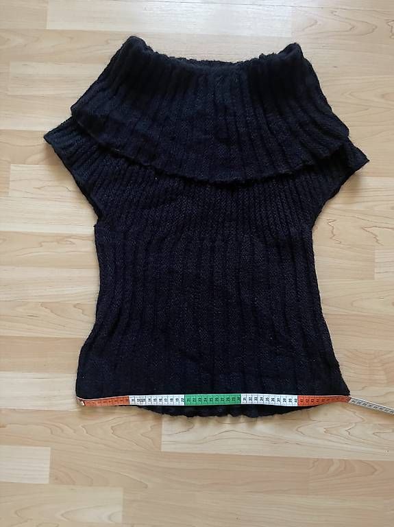 Gilet & Giacche senza maniche: schwarzer Pullunder / Gilet schwarz mit Mohair, Gr. M – Usato da Kerns venduto da UDS82 2