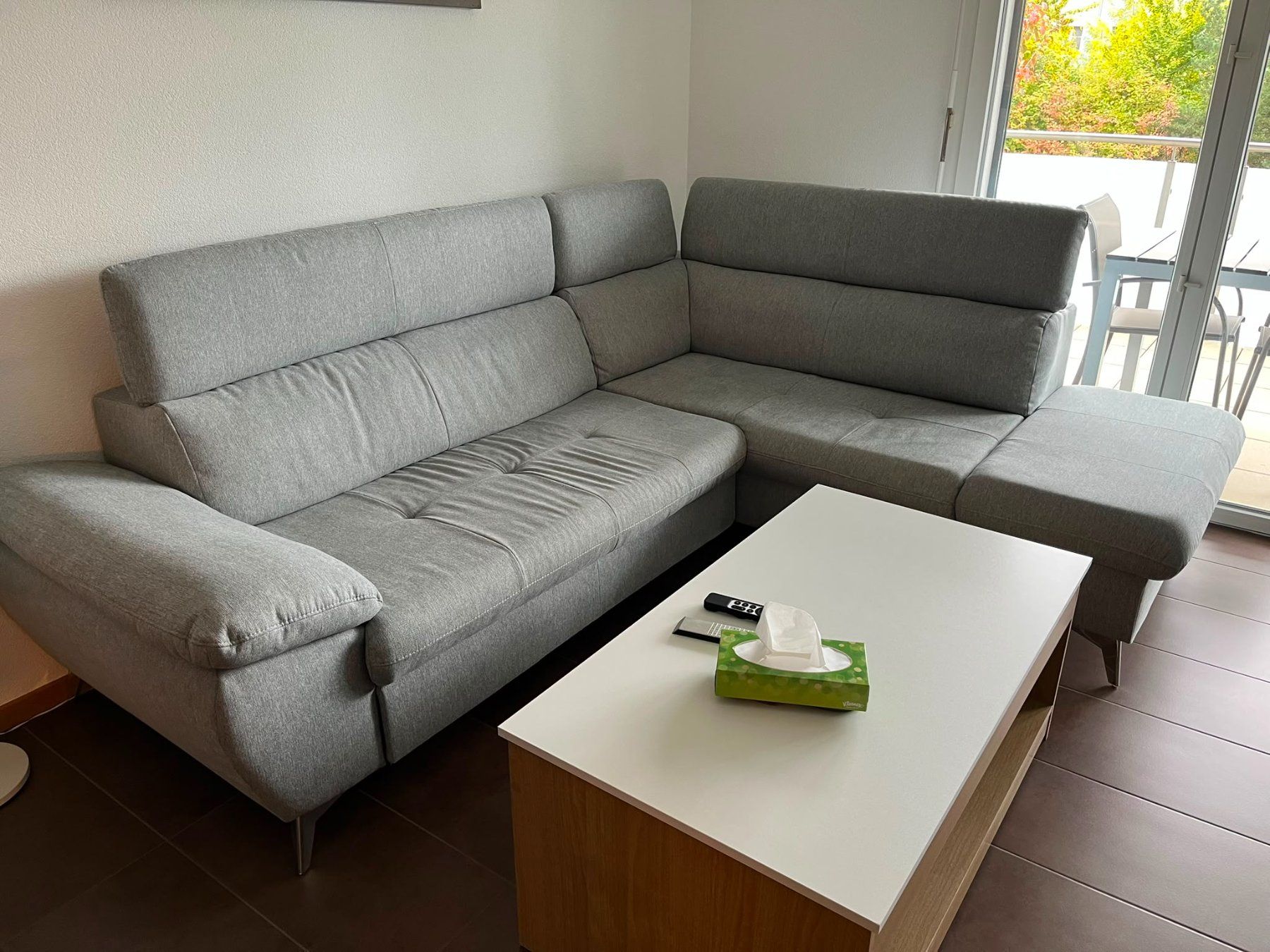 Sofas: Canapé d'angle gris avec lit et rangement – Gebraucht aus Matran von phil1967 3