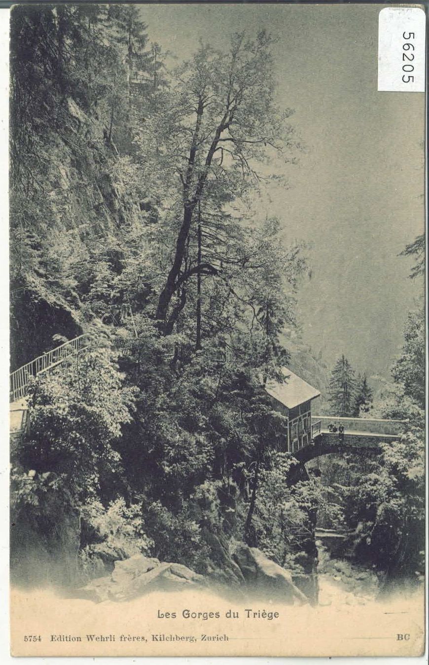 Ansichtskarten: Les Gorges du Triege – Gebraucht aus Ettingen von Kartenplanet