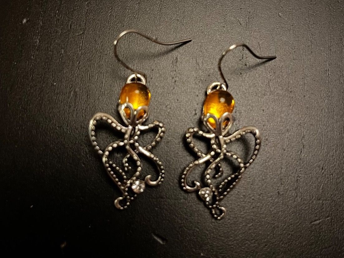 Ohrringe & -stecker: Ohrringe Octopus – Neu (gemäss Beschreibung) aus Gams von Mariawicca