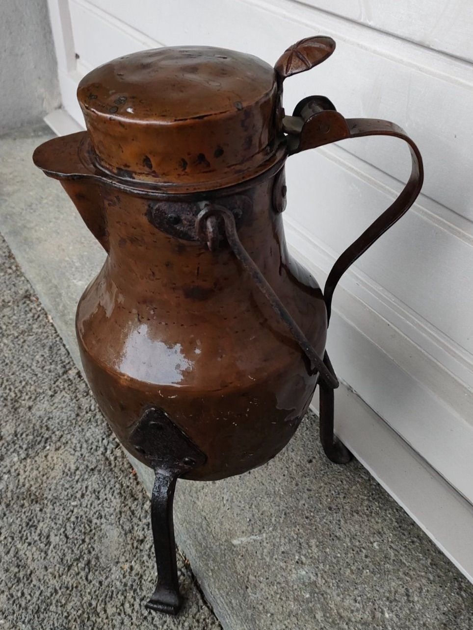 Caraffe: Kupfer - Kanne mit Deckel – Usato da Wiesendangen venduto da s_er 2