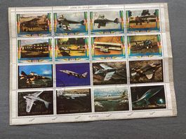 Briefmarken Flugzeuge, UMM AL QIWAIN,