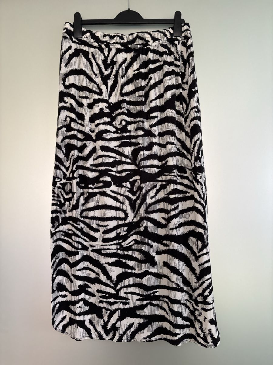 C&A Gonne: Maxi-Rock mit Zebra-Muster, Schlitz, Grösse M/L, Sommer – Nuovo (secondo la descrizione) da Hendschiken venduto da Uraniali 3