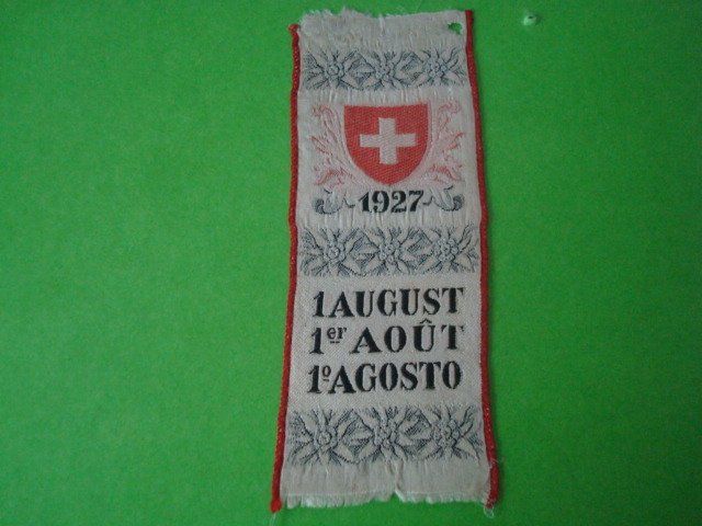 Plaquettes & Badges: Abzeichen 1. August 1927 – D'occasion à Riehen par Baerewaegli