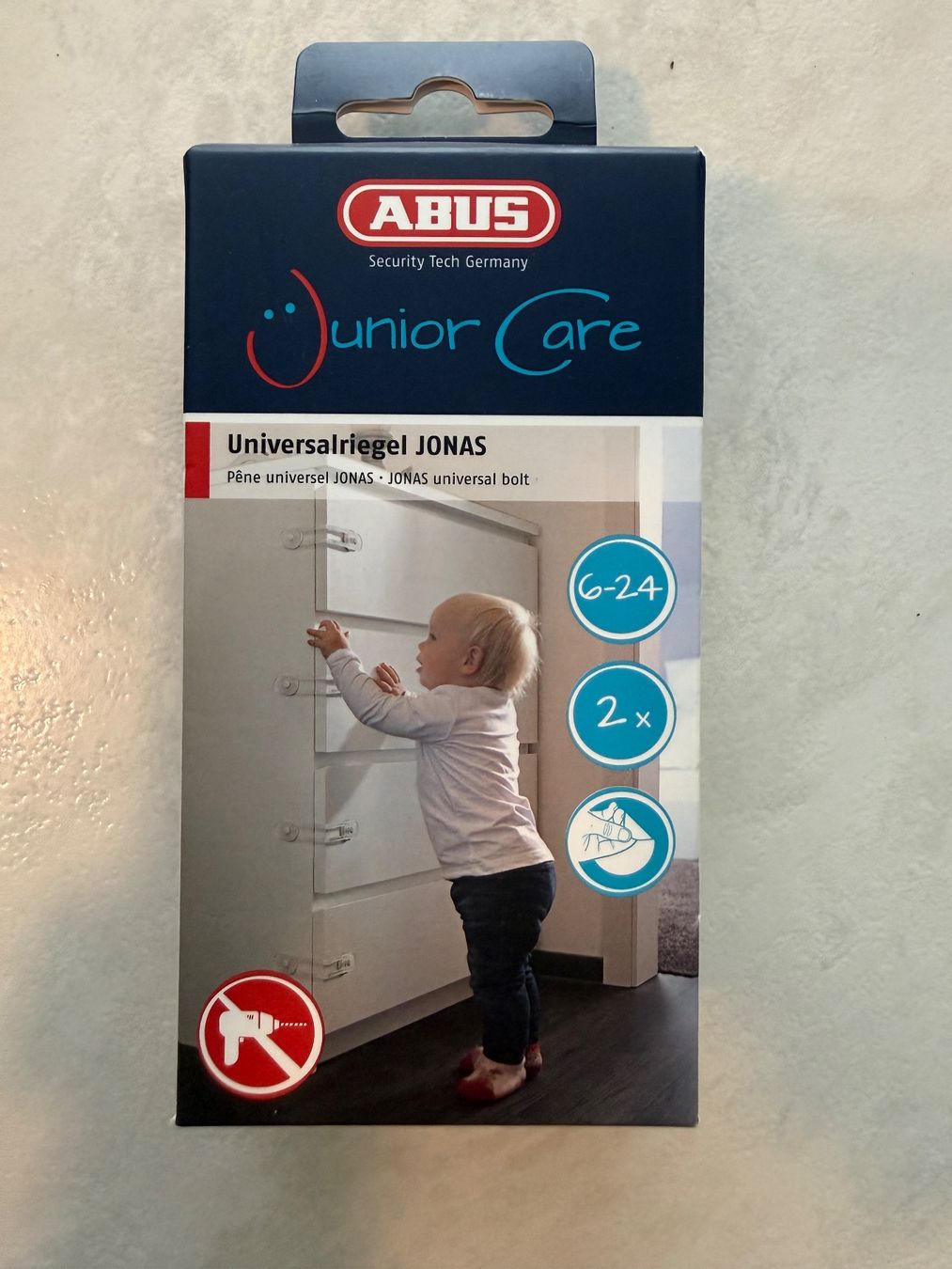 Lucchetti: Universalriegel Jonas Junior Care ABUS – Nuovo e nell'imballaggio originale da Pfäffikon SZ venduto da Syndrome379