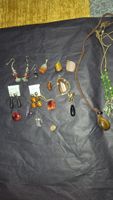Schmuck Lot Steine Anhänger 