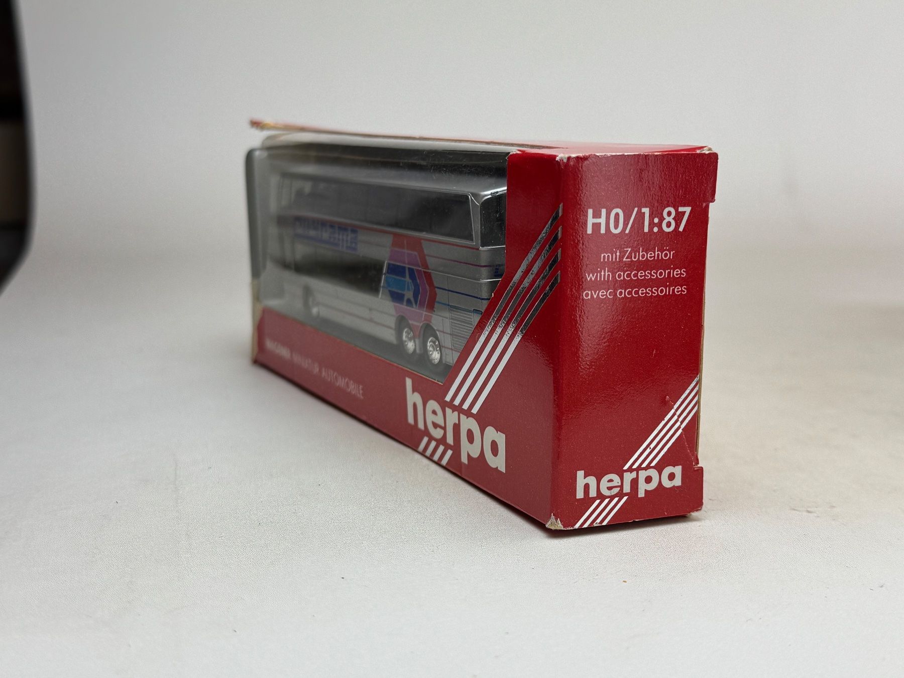 Herpa Modellautos: EB- Herpa Setra Doppeldecker Reisebus silbern – Gebraucht aus Elm von Wikmtz 2