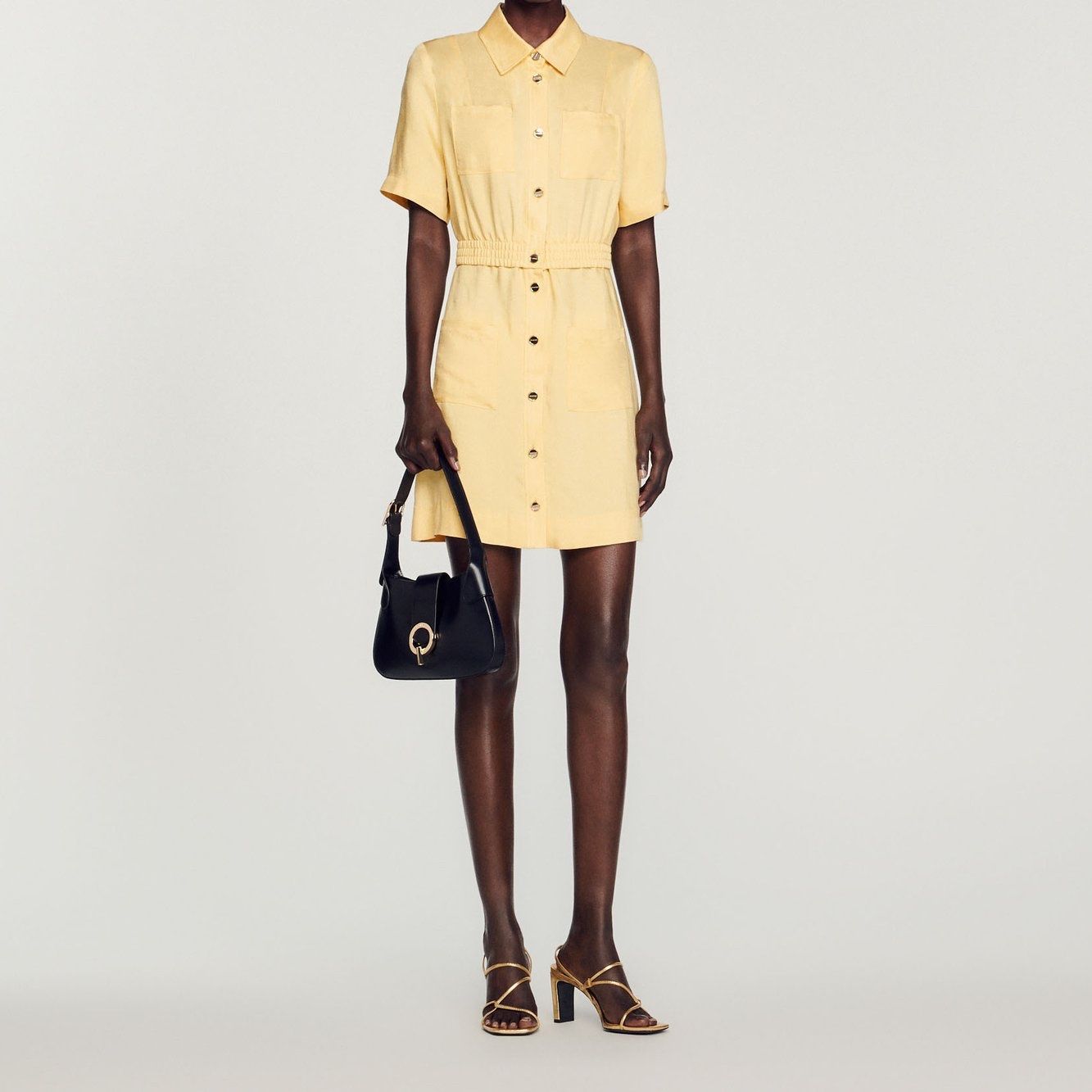 Sandro Vestiti: Sandro Paris Robe courte boutonnée 40 – Nuovo (secondo la descrizione) da Rolle venduto da elisolle 4