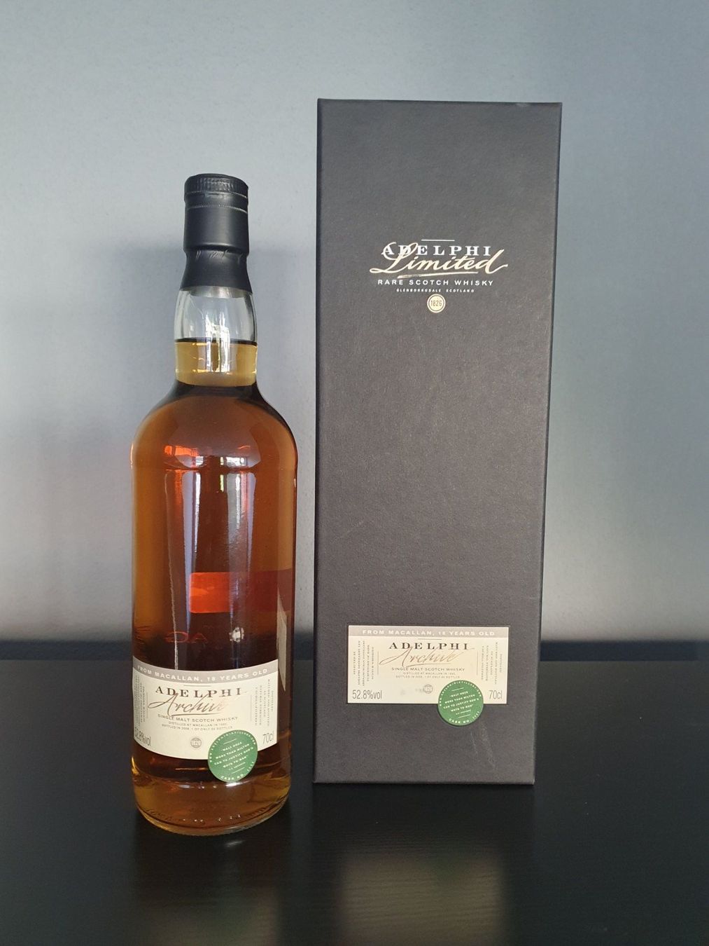 Macallan Spirituosen: Adelphi Archive, Macallan 18 Jahre, Single Malt Whisky – Neu und originalverpackt aus Döttingen von tho_dq6x