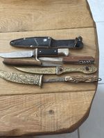 Coltello da tasca e pugnale set vintage in lotto