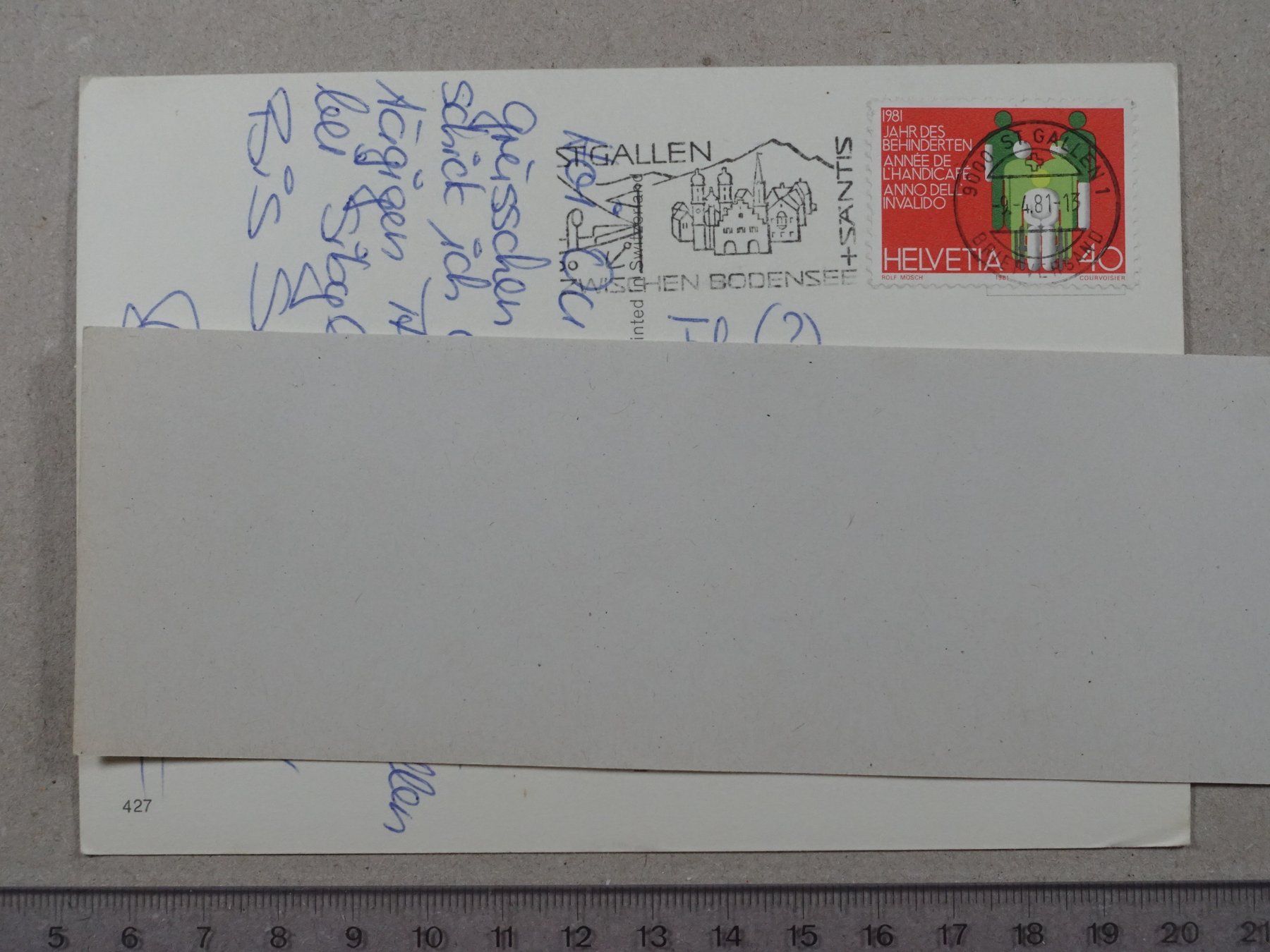 Cartes postales: St. Gallen, 1981 – D'occasion à Lenzburg par fh1 1