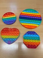 diverse Pop-It Fidget Spiele - Bunt