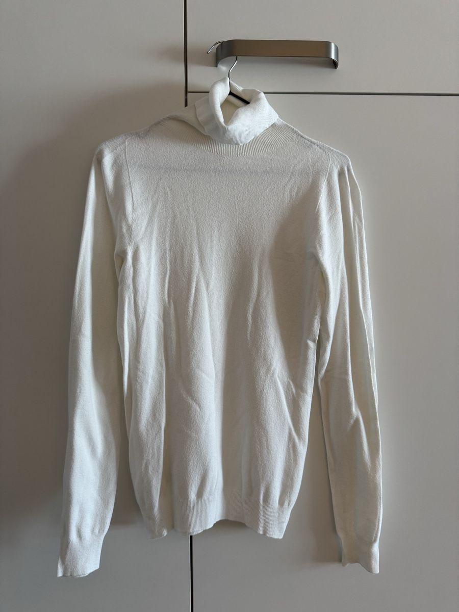 Pullover & Sweatshirts: Weisser Rollkragen Pullover, S – Gebraucht aus Zürich von noura2202