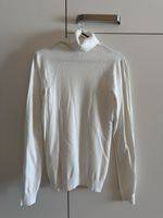 Weisser Rollkragen Pullover, S