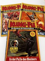 3 Comics KUNG FU BASTEI Nr. 8, 12, 46  70er Jahre