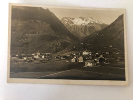 Alte Ansichtskarte Dorf in Berglandschaft  wo?