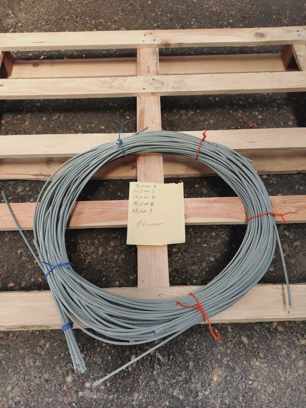 Sonstiger Schmuck: Drahtseile Stahl 6mm div. Längen – Gebraucht aus Rohrbach von flex71 1