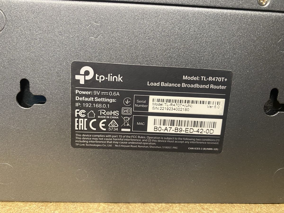 TP-Link Modem & Router: TP-Link TL-R470T+ Router: Top Zustand – Usato da Dottikon venduto da chline.rote.traktor 2