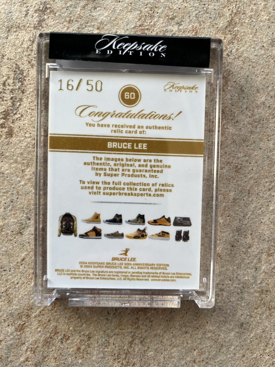 Carte collezionabili: Bruce Lee Patch Jacket /50 Rare – Usato da Moudon venduto da AndreSR89 3